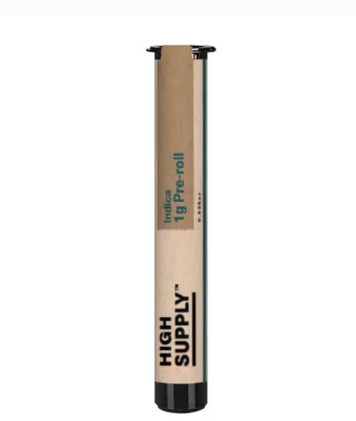 Photograph of product: HIGH SUPPLY KUSH MINTS 1PK PRE-ROLL 1G