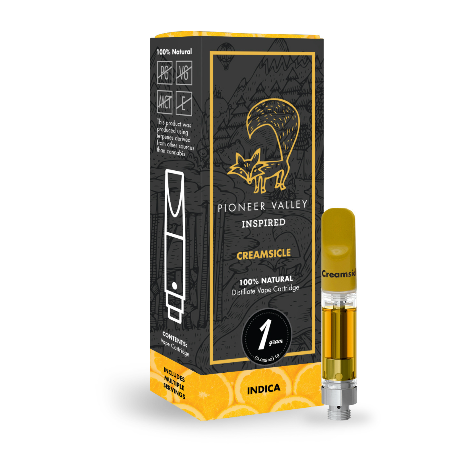 Photograph of product: 1000mg Vape | Creamsicle | Pioneer Valley