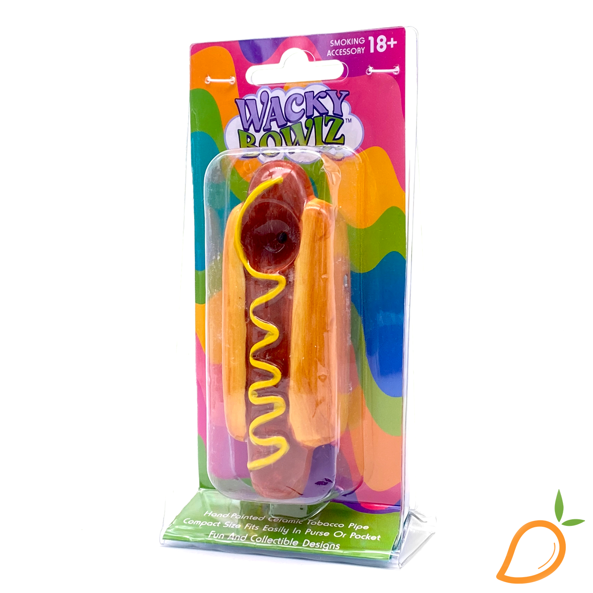 Photograph of product: Assorted Design Wacky Bowlz Handpipe