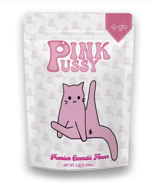 Photograph of product: GLO | Pink Pussy | 3.5G Bag