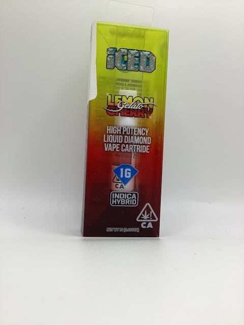 Photograph of Product: ICED - Lemon Cherry Gelato - 1g - Cart - 