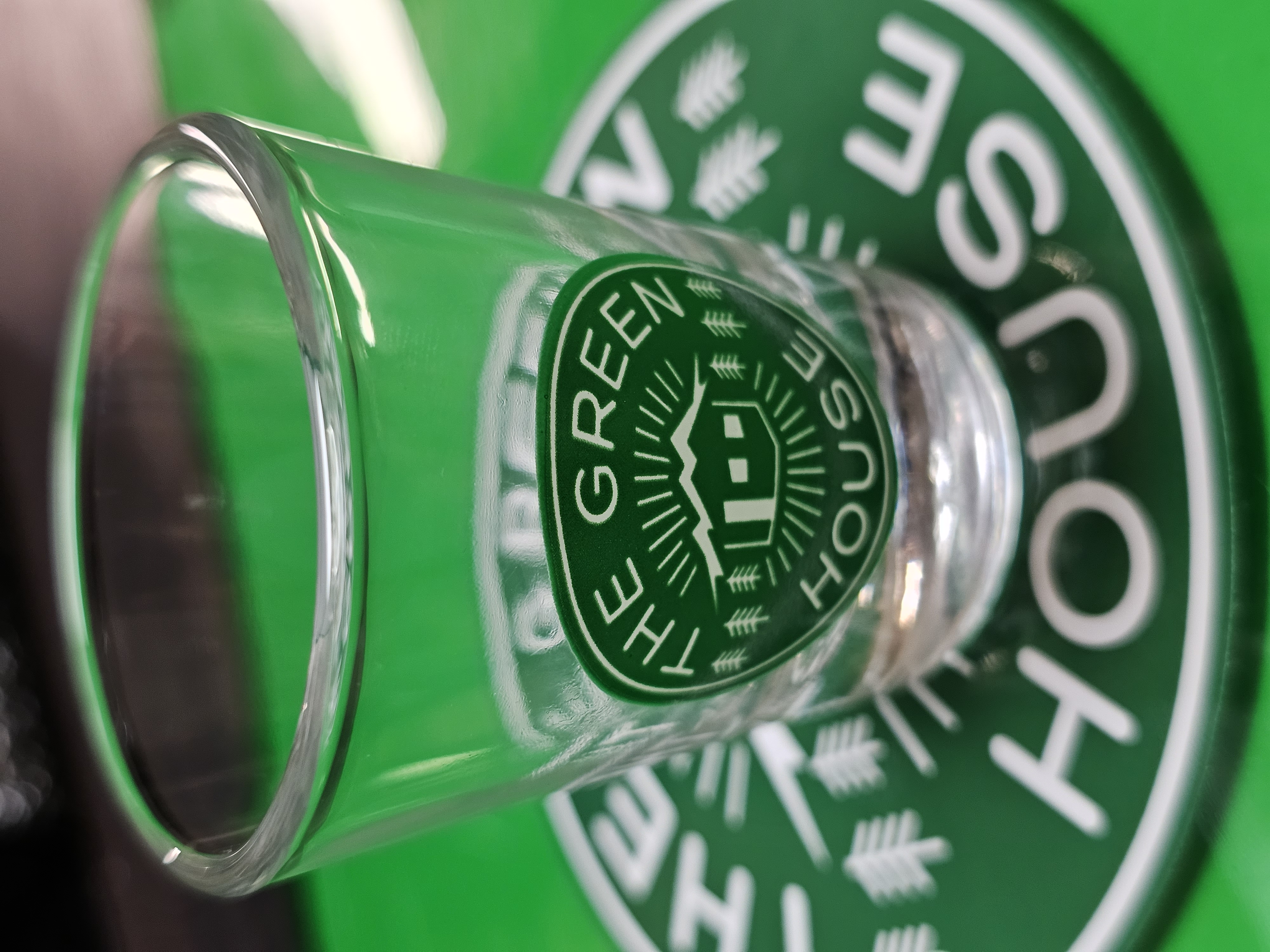Photograph of product: Green House - Shot Glass