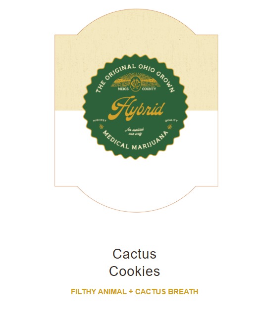 Photograph of product: Cactus Cookies 2.83g
