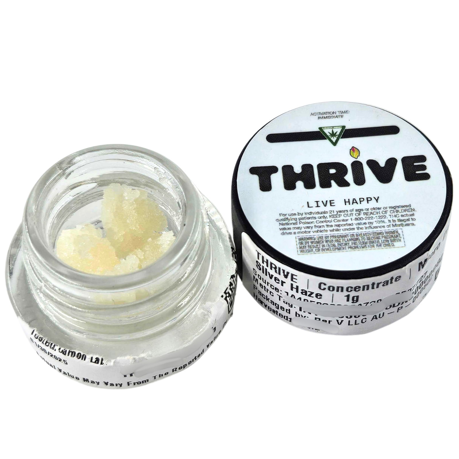 Photograph of product: THRIVE | Concentrate | Diamonds | Silver Haze