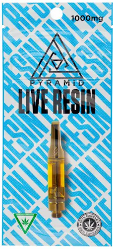 Photograph of product: Pyramid - Live Resin Cartridge - Mendo Muffins
