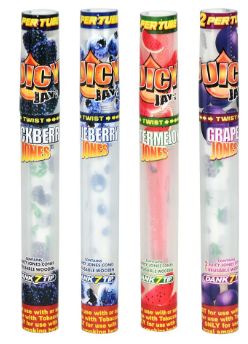 Photograph of product: Juicy Jay's | Pre-Rolled Cones | 2pk | Assorted Flavors