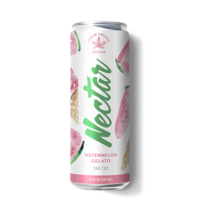 Photograph of product: Nectar |  Watermelon Gelato | 5mg |  Seltzer