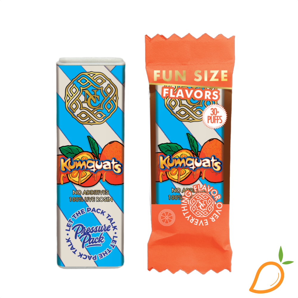 Photograph of product: .15g Kumquat Rosin Disposable North Coast
