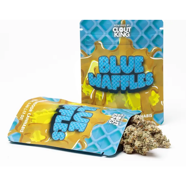 Photograph of product: Clout King: Blue Waffles - PR 2pk