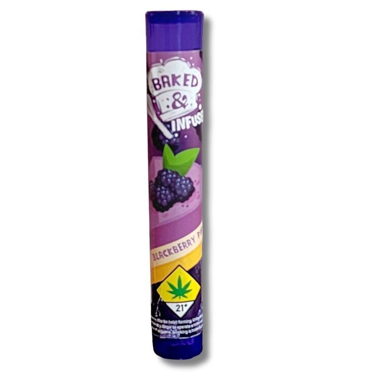 Photograph of product: Blackberry Pie 2pk/ Infused Pre Roll (Baked and Infused)
