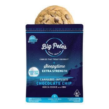 Photograph of product: Big Petes - Chocolate Chip - CBN Sleep - Cookie - 1 Pack