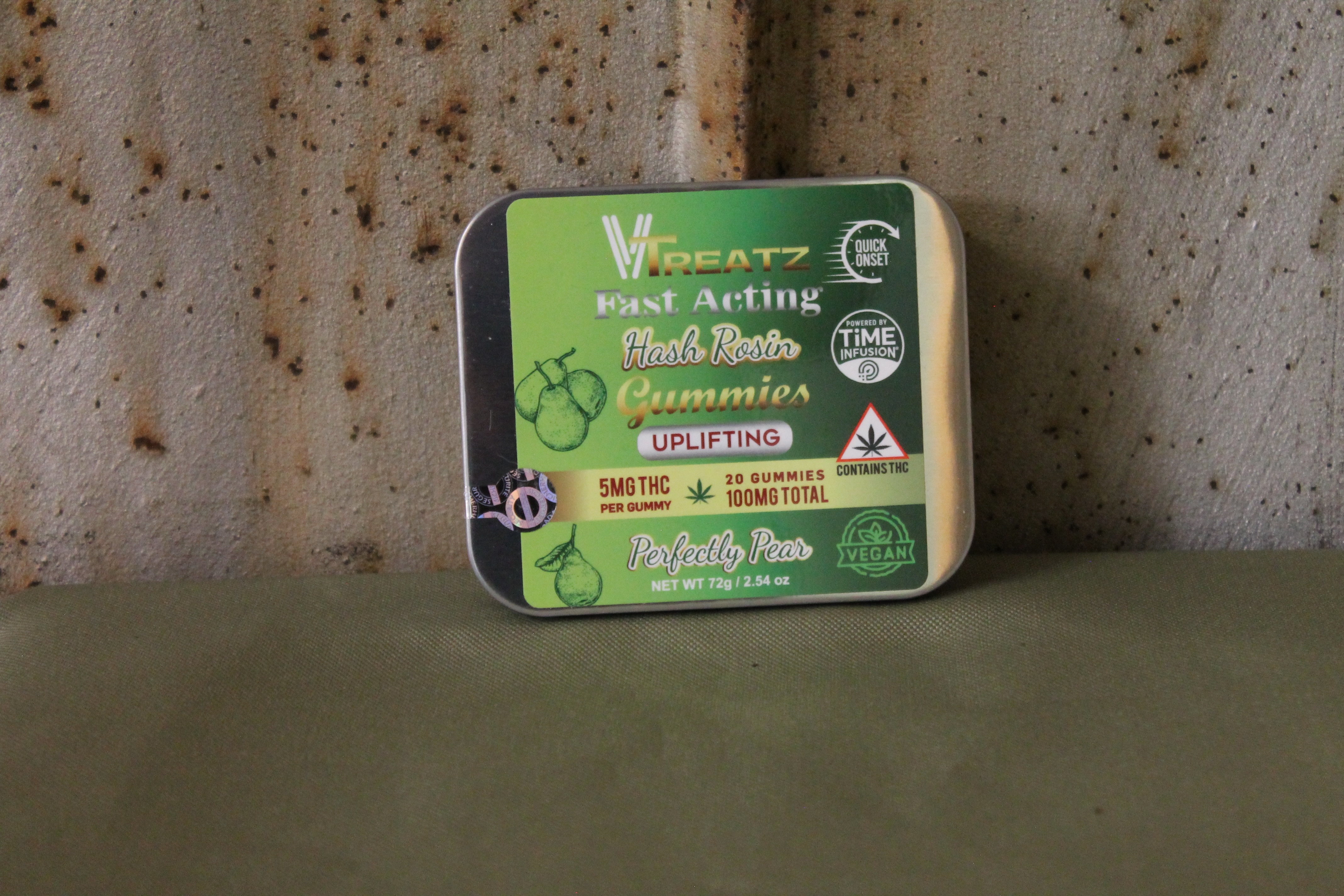 Photograph of Product: Vtreatz | Pear Hash Rosin Gummies (Fast Acting)