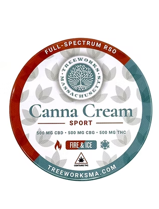 Photograph of product: Treeworks of Massachusetts - Canna Cream Sport | 2oz