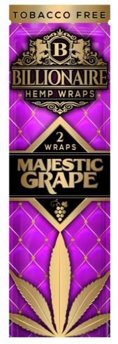 Photograph of product: Billionaire Wraps Majestic Grape 2pk