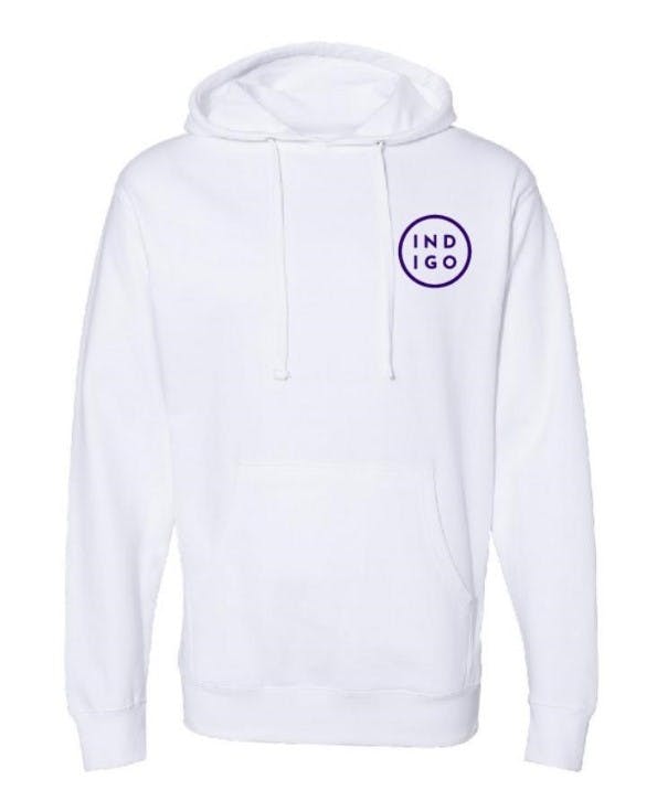 Photograph of product: Indigo Hoodie - The Cultivator