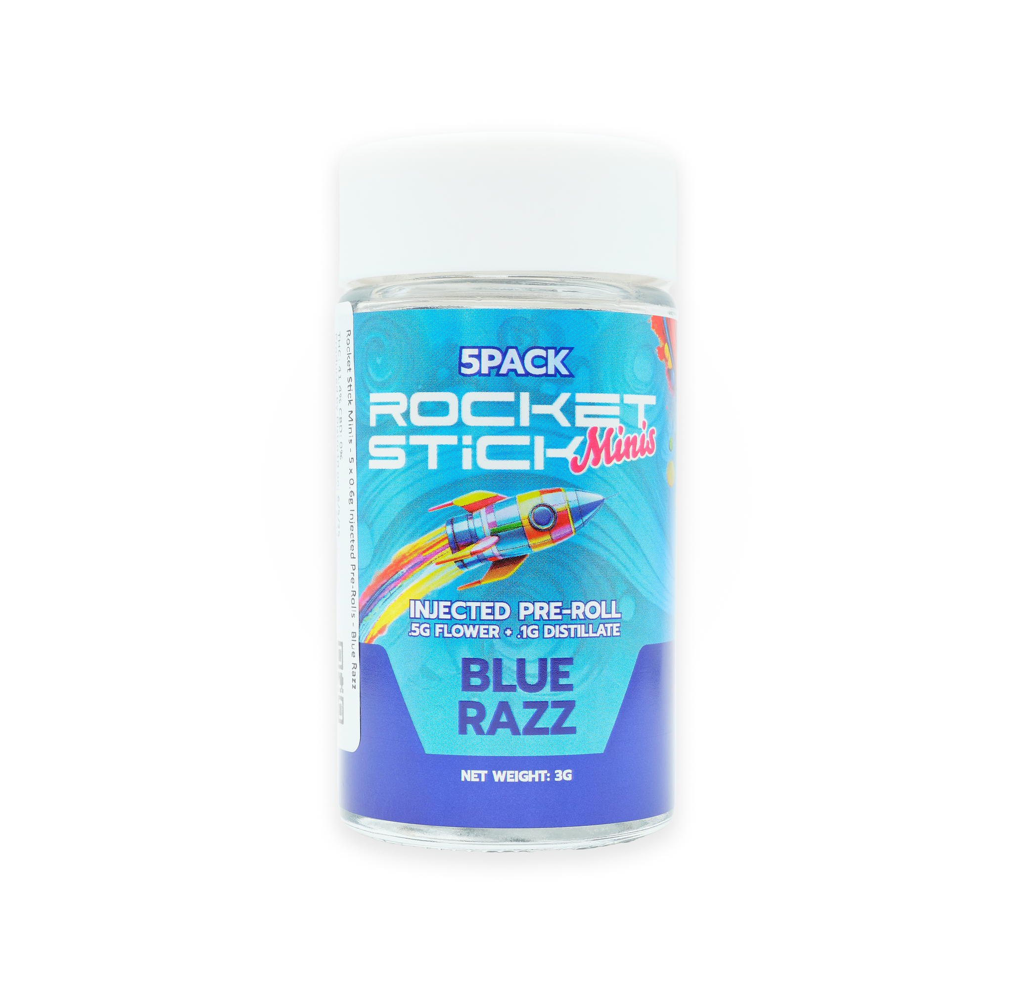 Photograph of product: Blue Razz | .6G Infused Prerolls 5CT