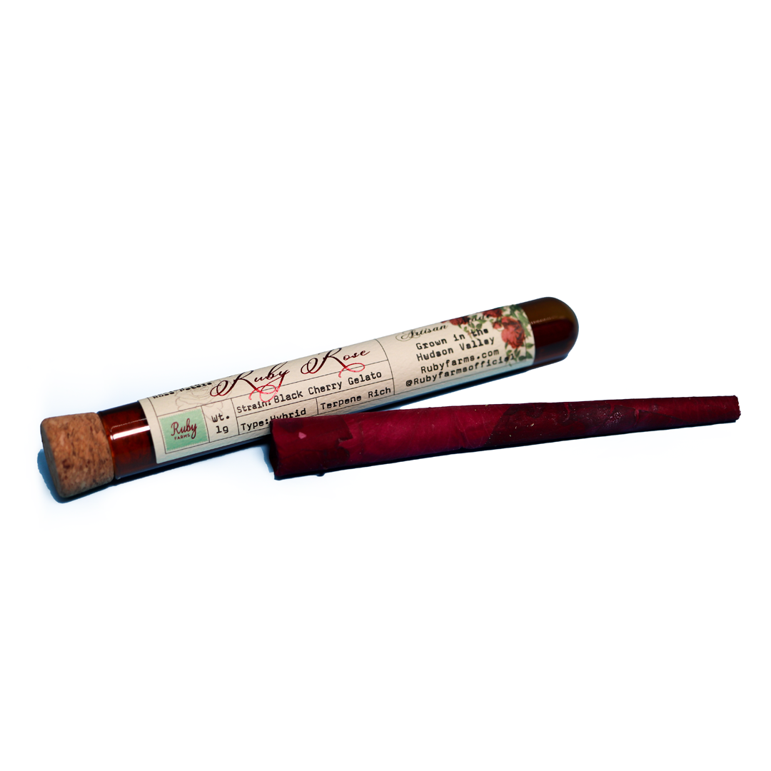 Photograph of product: Ruby Rose Petal | Ghost Train Haze #2 | au chocolat Infused | Single