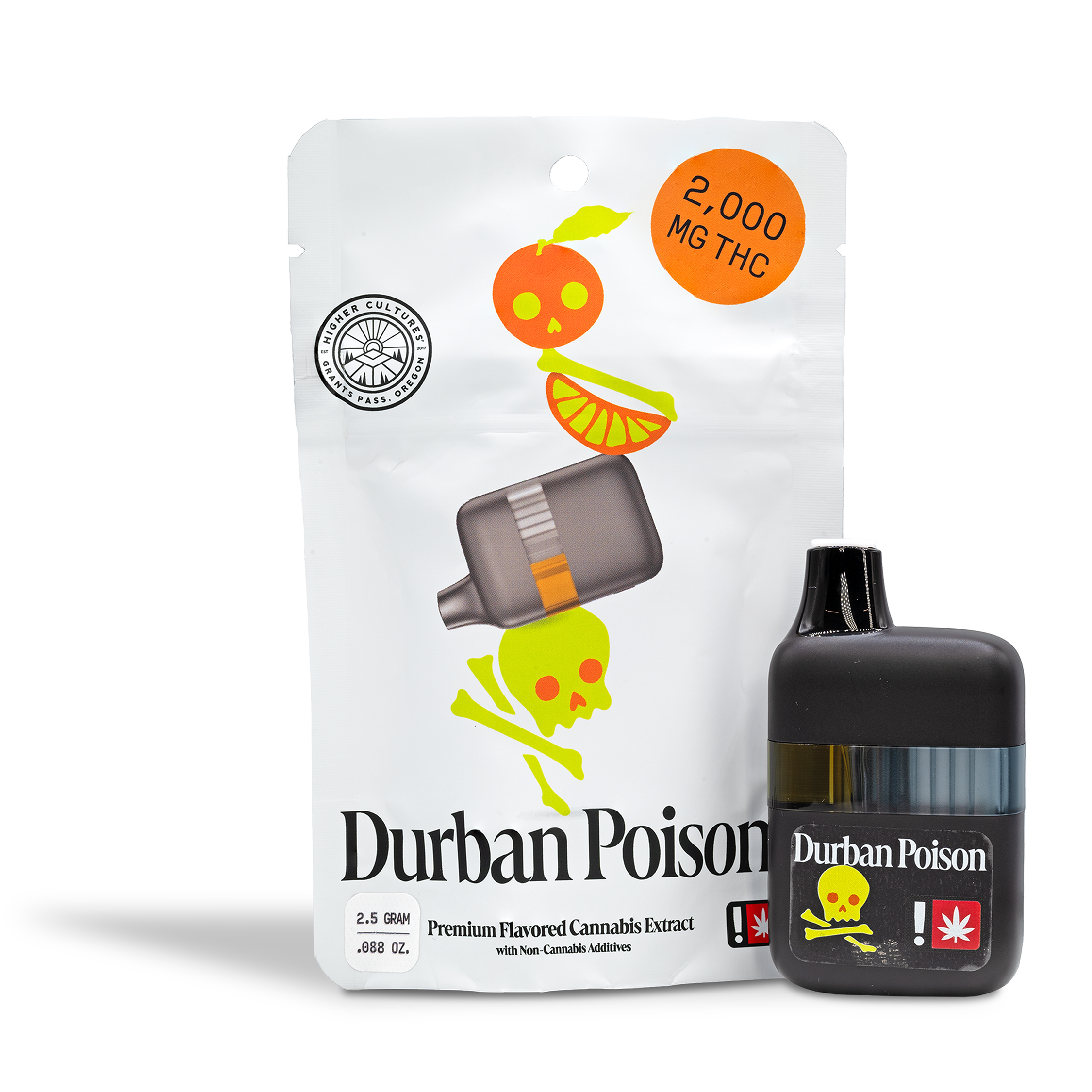 Photograph of product: Higher Cultures - Durban Poison Flavored Disposable Pod