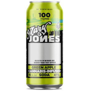 Photograph of product: Mary Jones Soda Green Apple 100mg