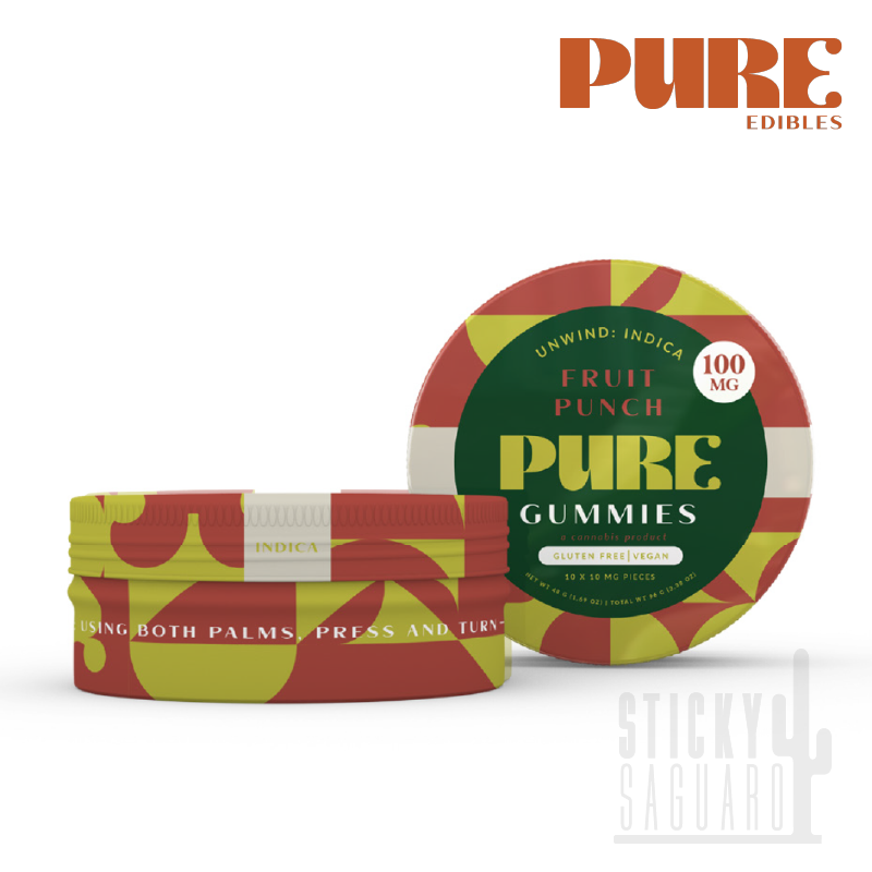 Photograph of product: Pure Gummy Fruit Punch (I) 100mg