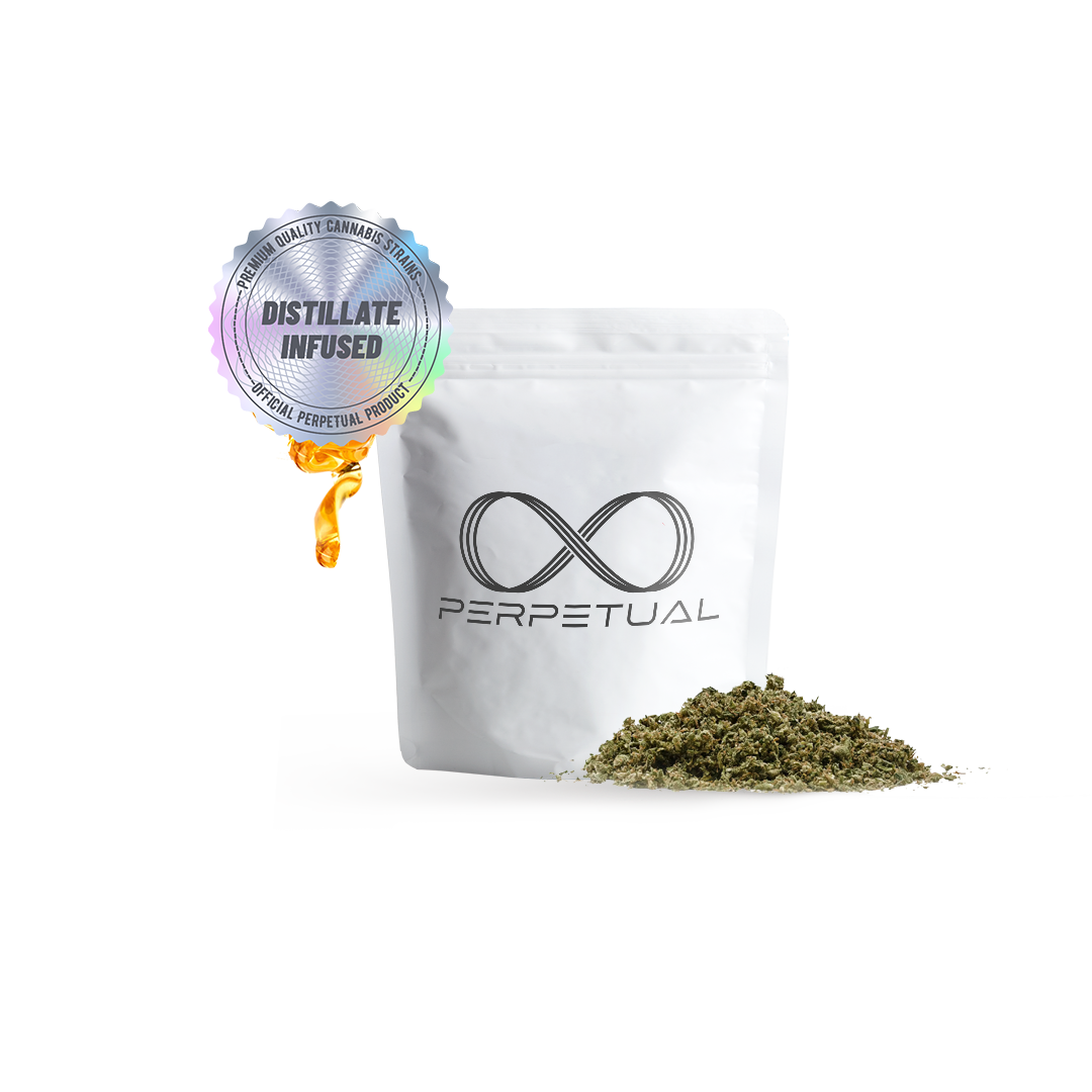 Photograph of product: Northern Lights | 3.5g Distillate Infused Pre-Ground | Perpetual