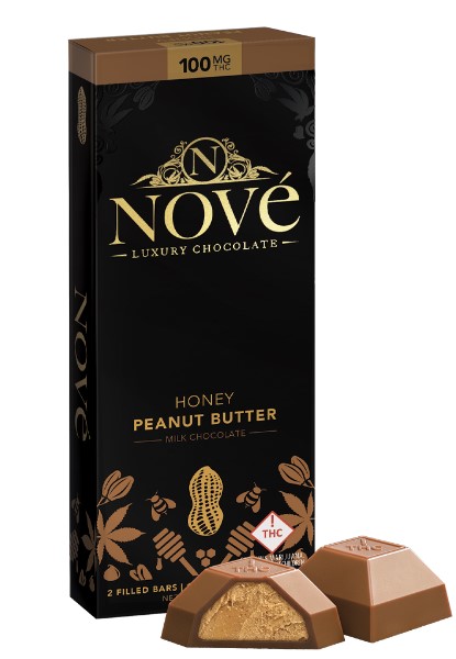 Photograph of product: Honey Peanut Butter Chocolate Bar