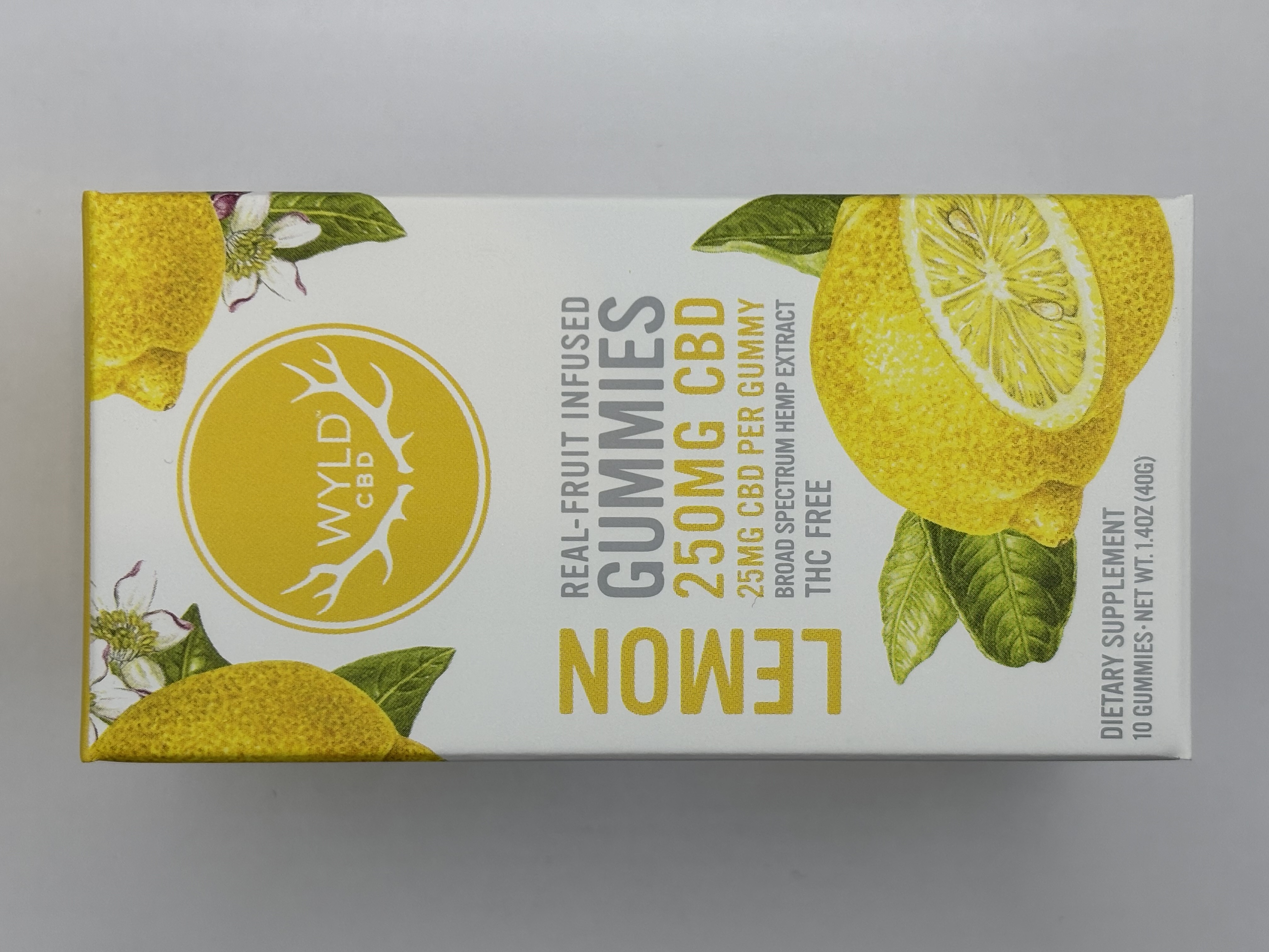 Photograph of product: WYLD CBD Lemon Gummies