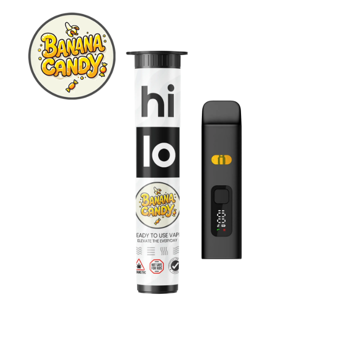 Photograph of product: Banana Candy | 1.5g | Distillate | All in One | HiLo