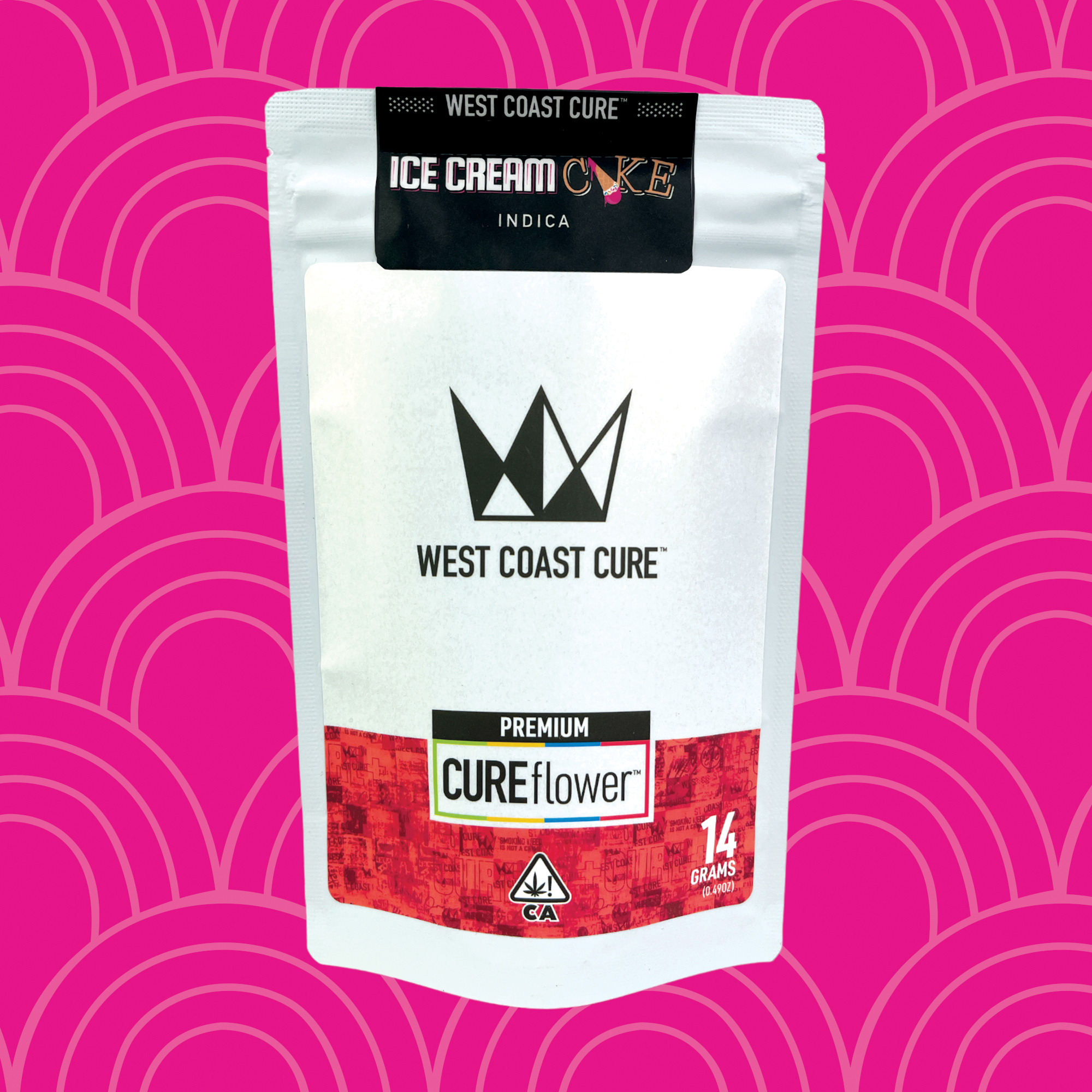 Photograph of product: WEST COAST CURE - Flower - Ice Cream Cake - Premium Flower - 14G