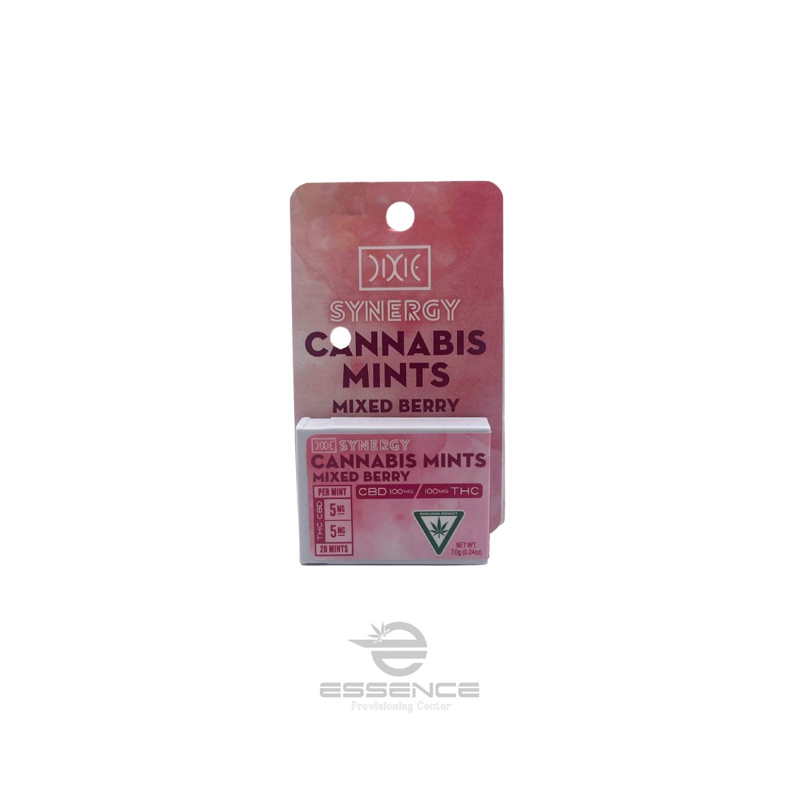 Photograph of Product: Dixie - Synergy Mixed Berry Mints - 100mg (100mg CBD: 100mg THC)