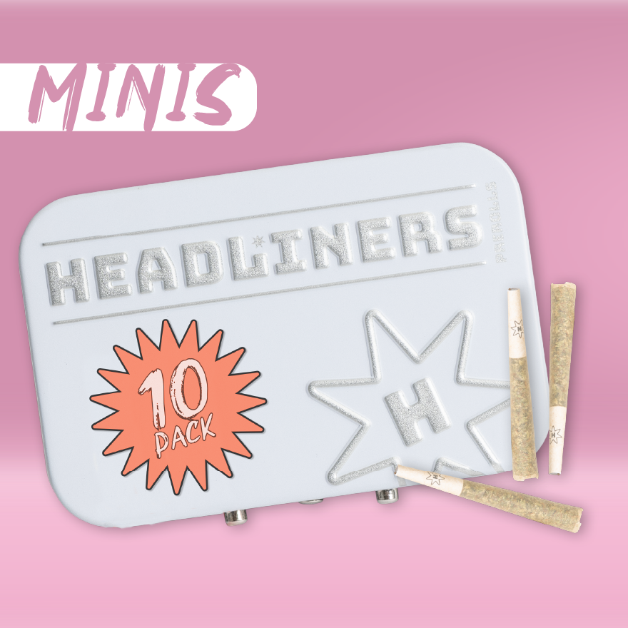 Photograph of product: Headliners Strawberry Guava 0.35g Pre-Roll 10pk (3.5g)