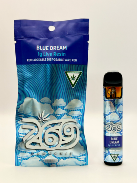 Photograph of product: 269 Oui'd | Blue Dream | Disposable Vape Live Resin Oui'd