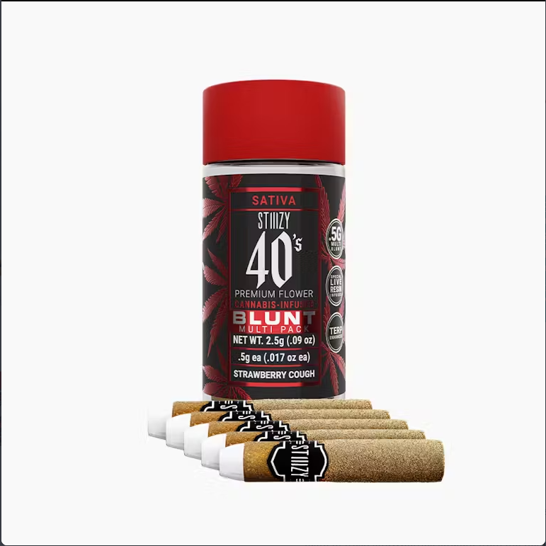 Photograph of product: Strawberry Cough [S] I 40's Blunts Multipack I Stiiizy