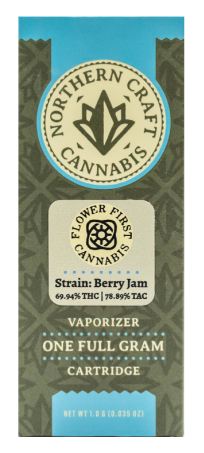Photograph of product: Northern Craft Oui'd | Berry Jam | 1g Cartridge