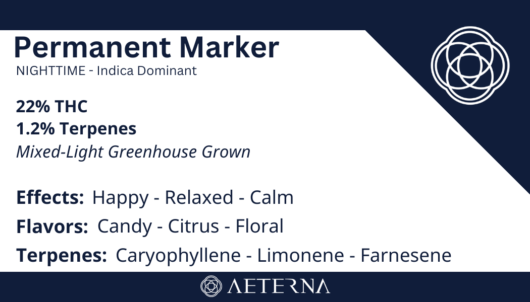 Photograph of product: Aeterna | Permanent Marker | Oui'd Hybrid | Pre Roll | 1g