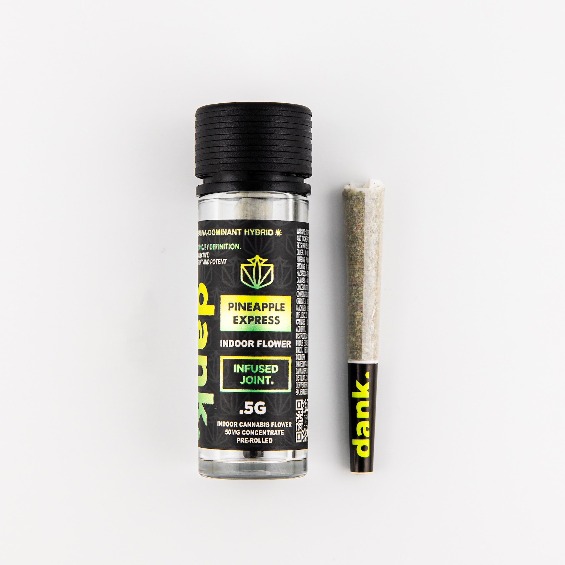 Photograph of Product: Dank - Pineapple Express Infused Preroll - 1.1g