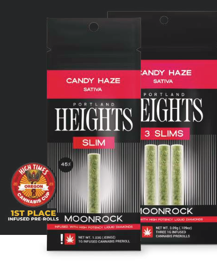 Photograph of product: PORTLAND HEIGHTS - SWEETS SLIMS - 1G - Oui'd - KEY LIME KUSH