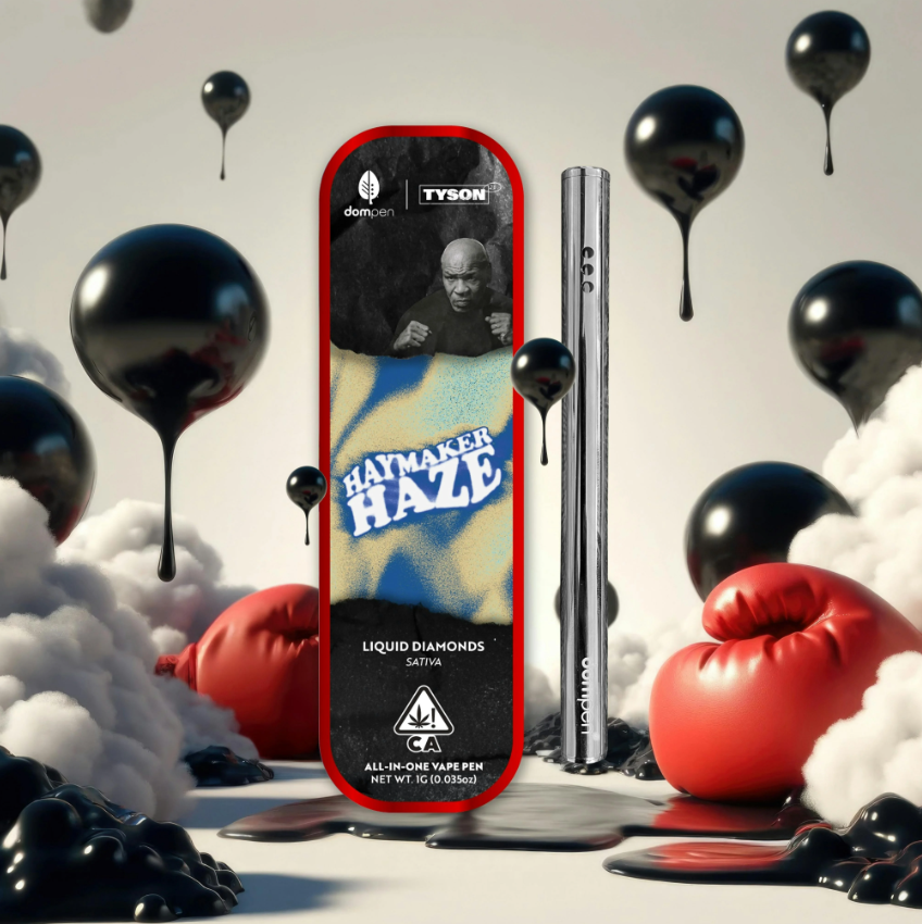 Photograph of product: HAYMAKER HAZE LIQUID DIAMONDS 1G ALL IN ONE VAPE