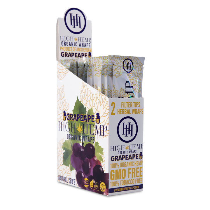 Photograph of product: High Hemp Organic Wraps - Grape Ape