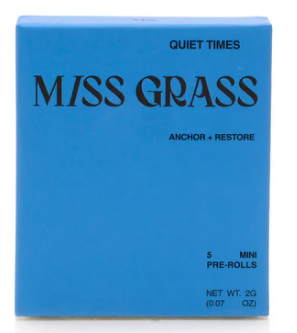 Photograph of product: Miss Grass - Pre-Rolls Quiet Times 5pk - 2g
