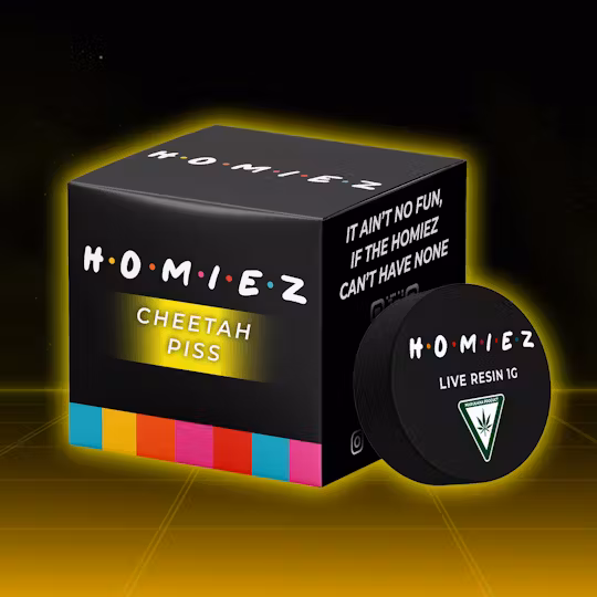 Photograph of product: Homiez - Concentrate Live Resin - (1g) - **CHEETAH PISS*
