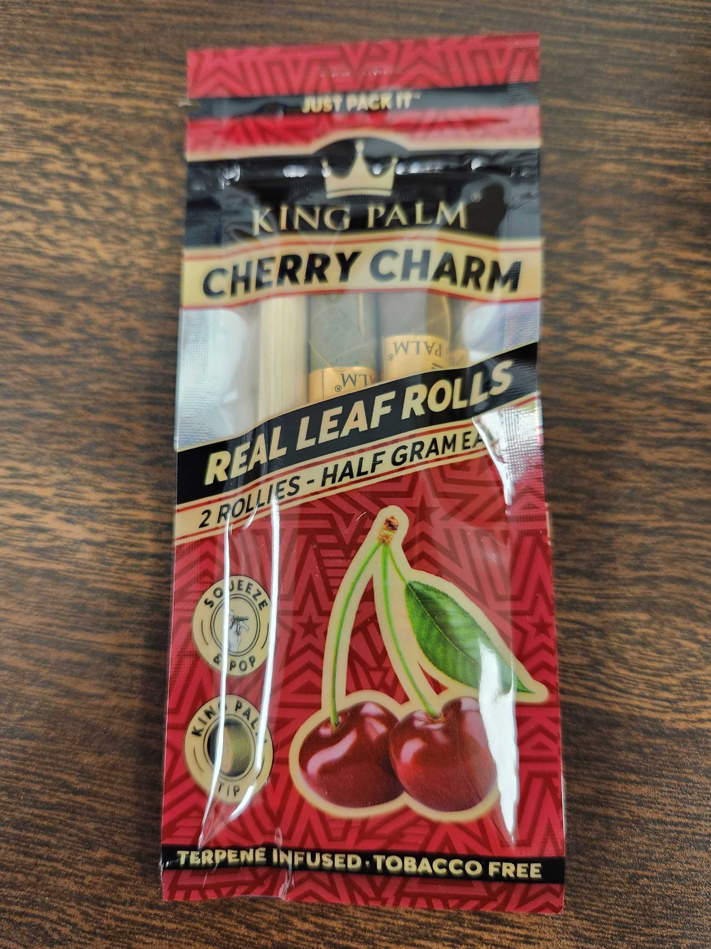 Photograph of product: King Palm | 2pk Mini Rolls | Cherry Charm