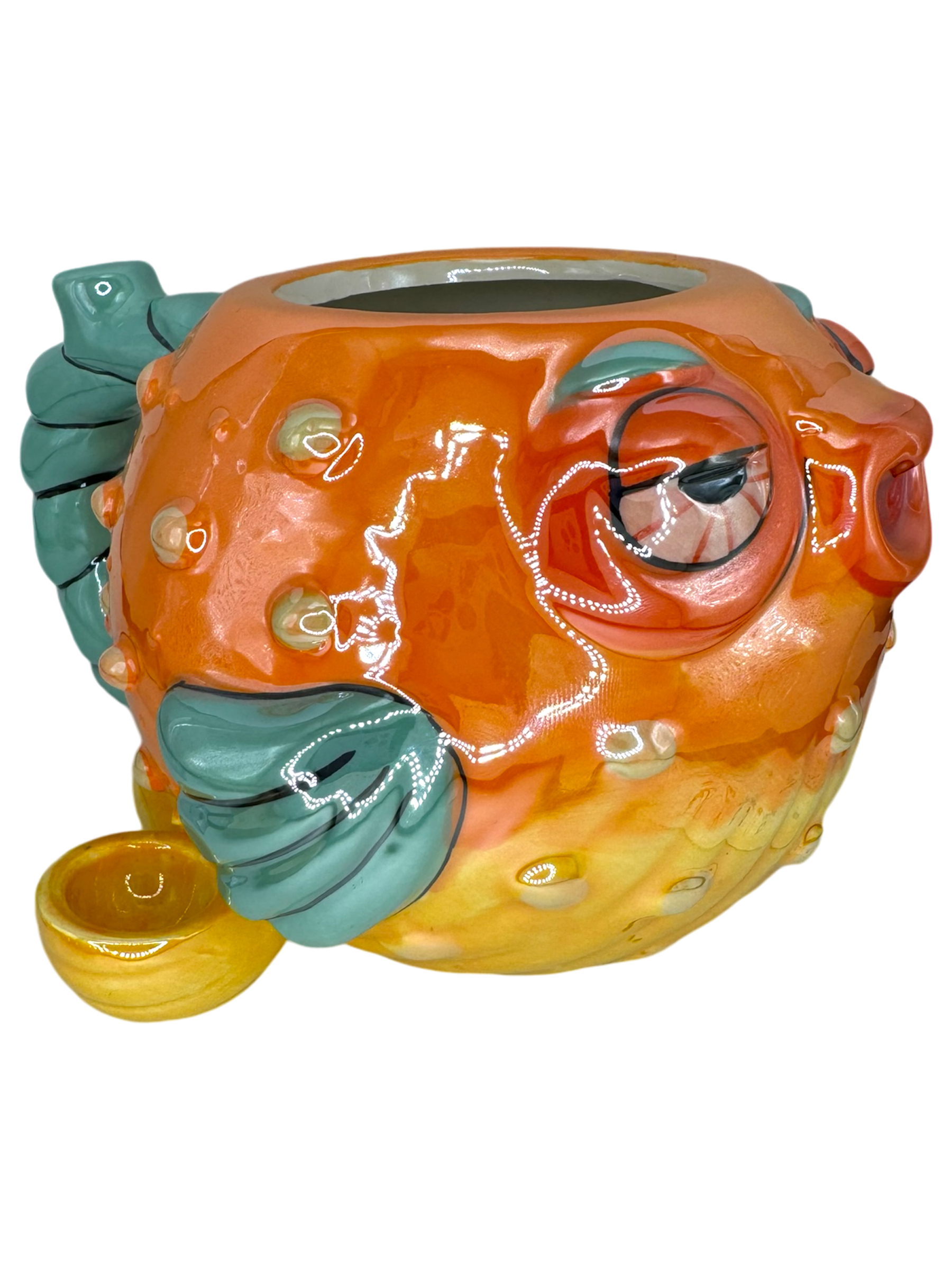 Photograph of product: Stoned Pufferfish Pipe Mug