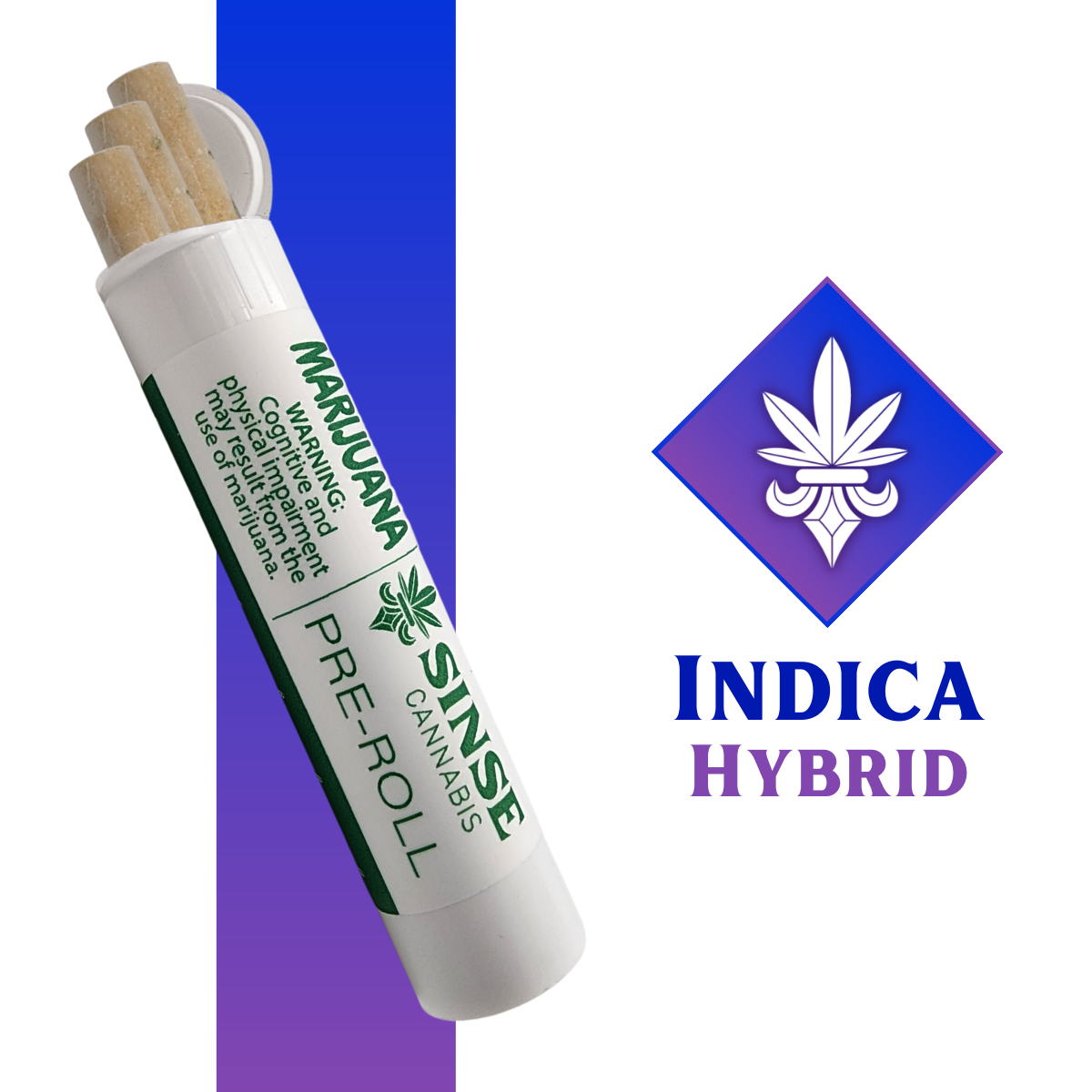 Photograph of product: Blueberry Muffin Preroll 3pk