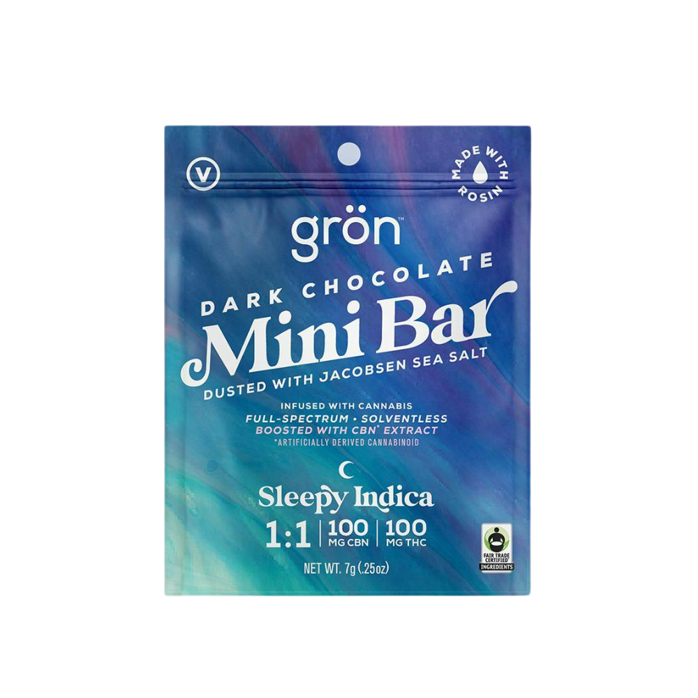 Photograph of product: DARK CHOCOLATE MINI BAR (1:1 CBN:TH-oui)