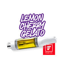 Photograph of product: Fade Co. Lemon Cherry Gelato Live Resin Cart