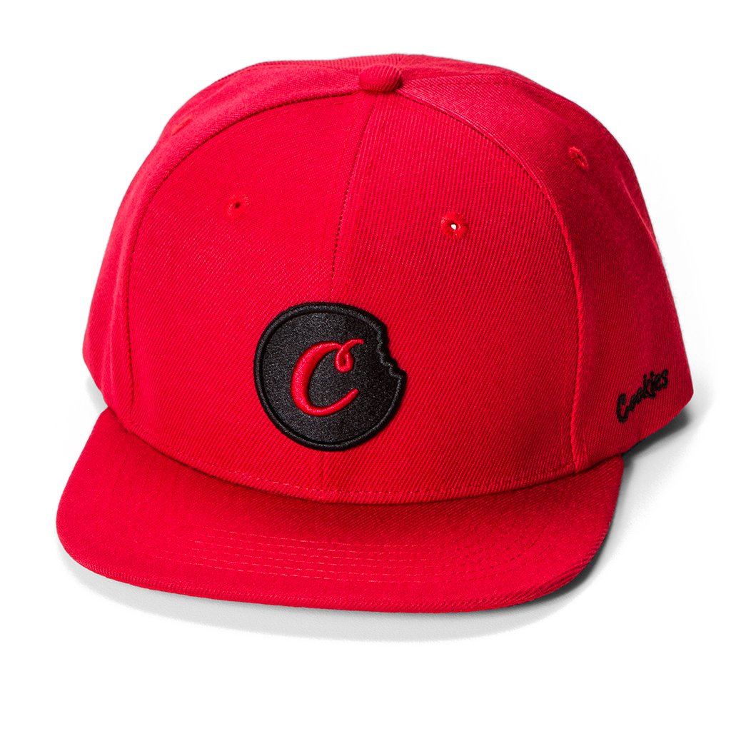 Photograph of product: Cookies - Snapback - C-Bite Twill - Red/Black