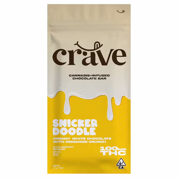 Photograph of product: 100mg Snickerdoodle Chocolate Bar $15