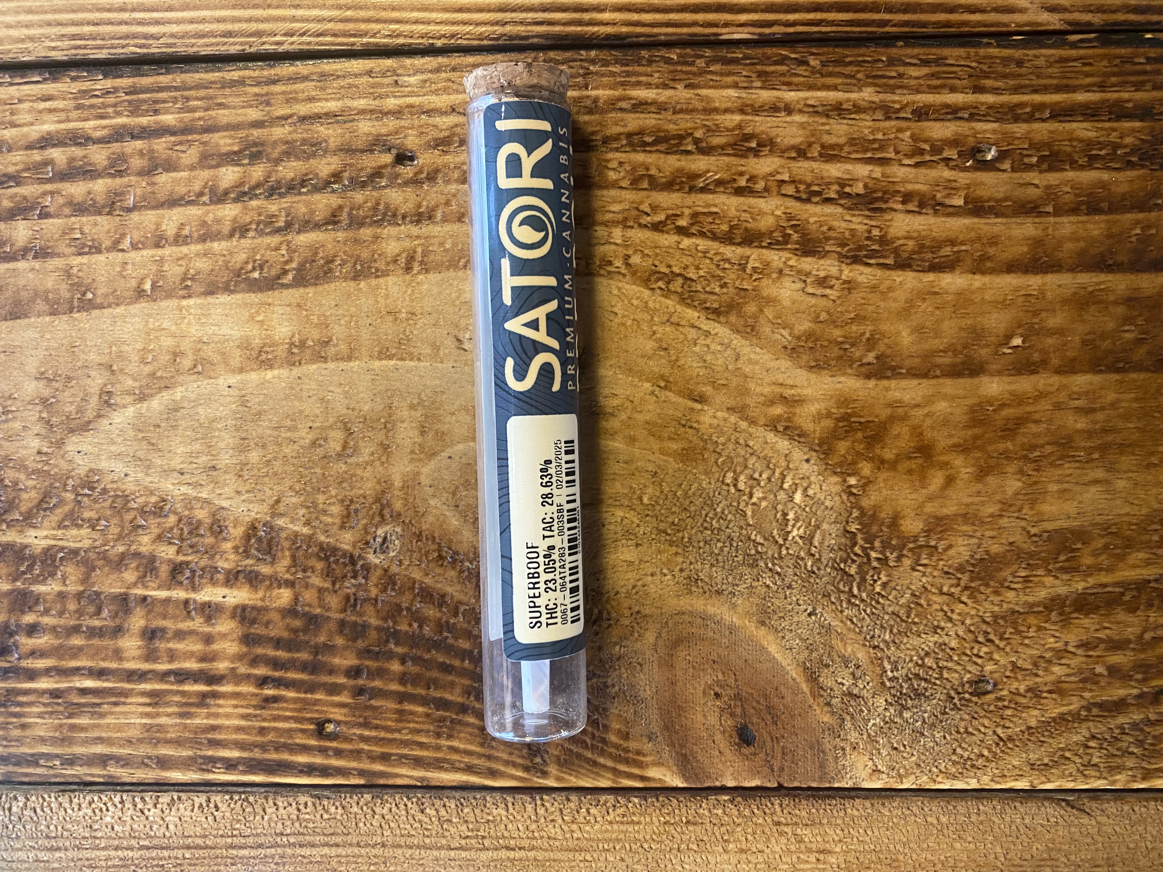 Photograph of product: Satori Superboof Preroll