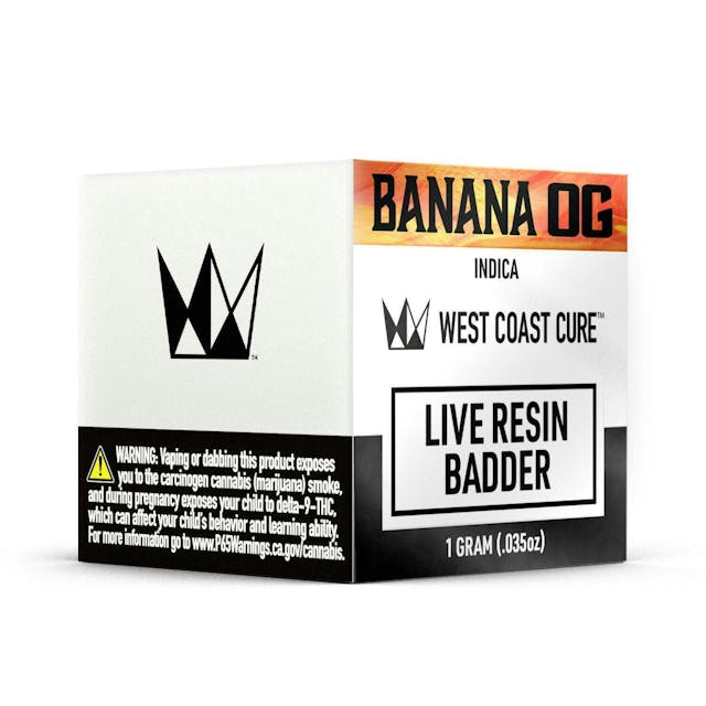Photograph of product: Banana OG Live Resin Badder - Concentrate